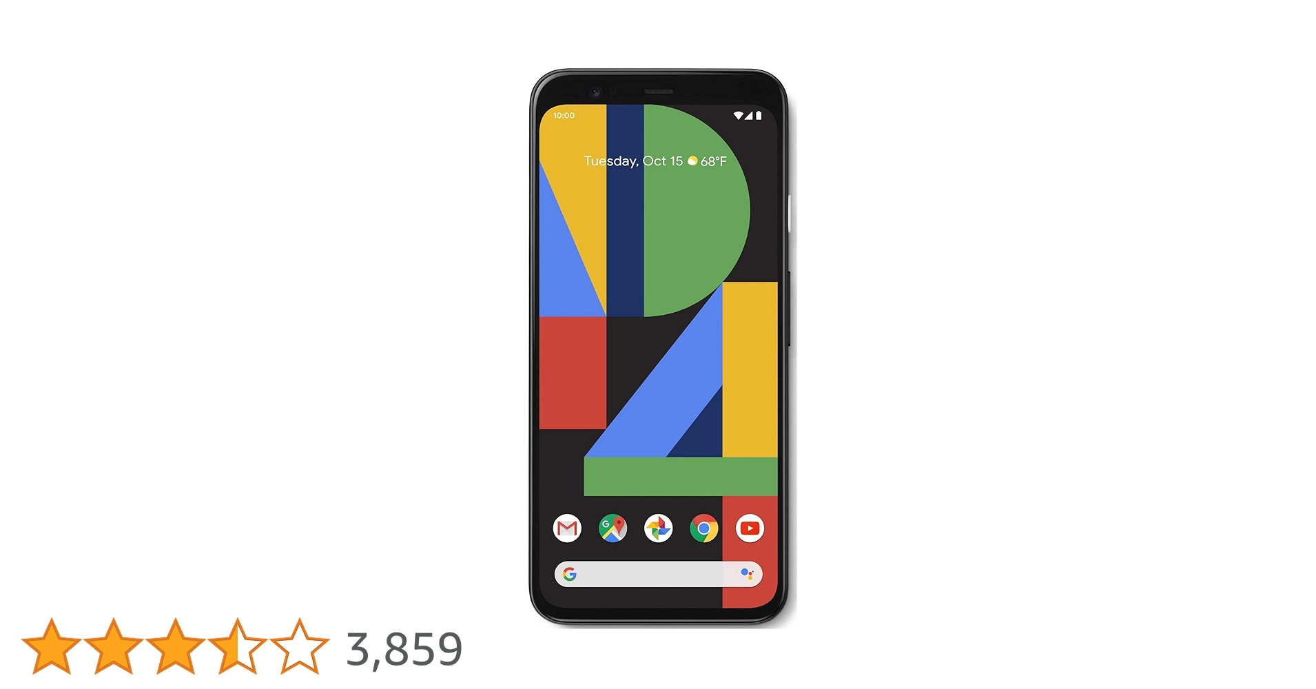 Google pixel4 64GB スマホ Google Pixel 4, 64GB, Just Black - Unlocked (Renewed
